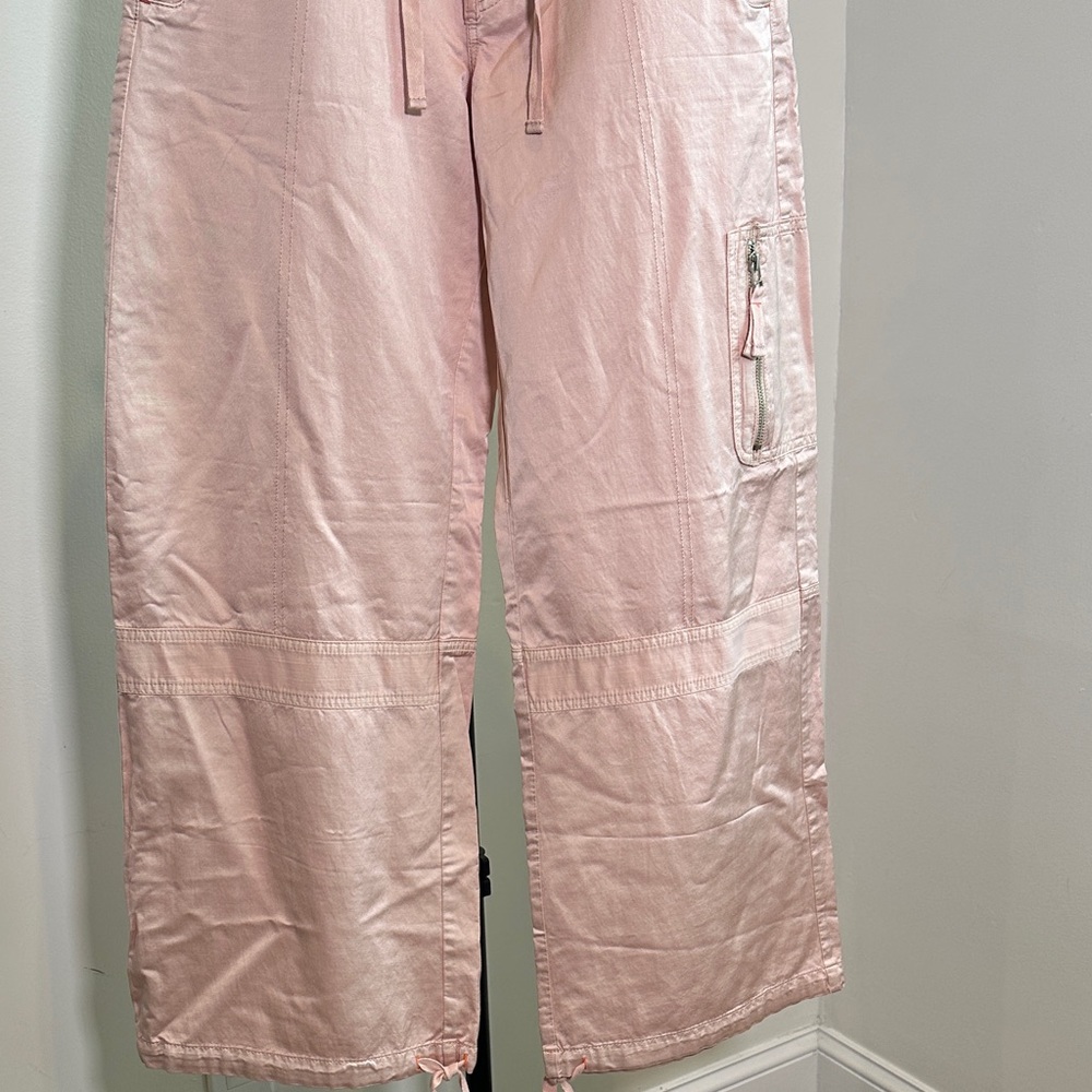 Anthropologie Blush Pink Cargo Pants. PILCRO - Picture 4 of 14